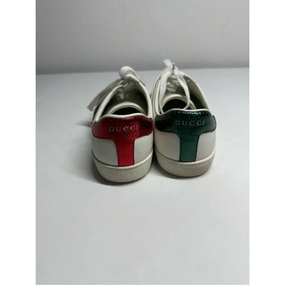 Gucci Ace Embroidered Snake Sneakers Size 42 EU/ 9 US Men’s 10,5 Women’s